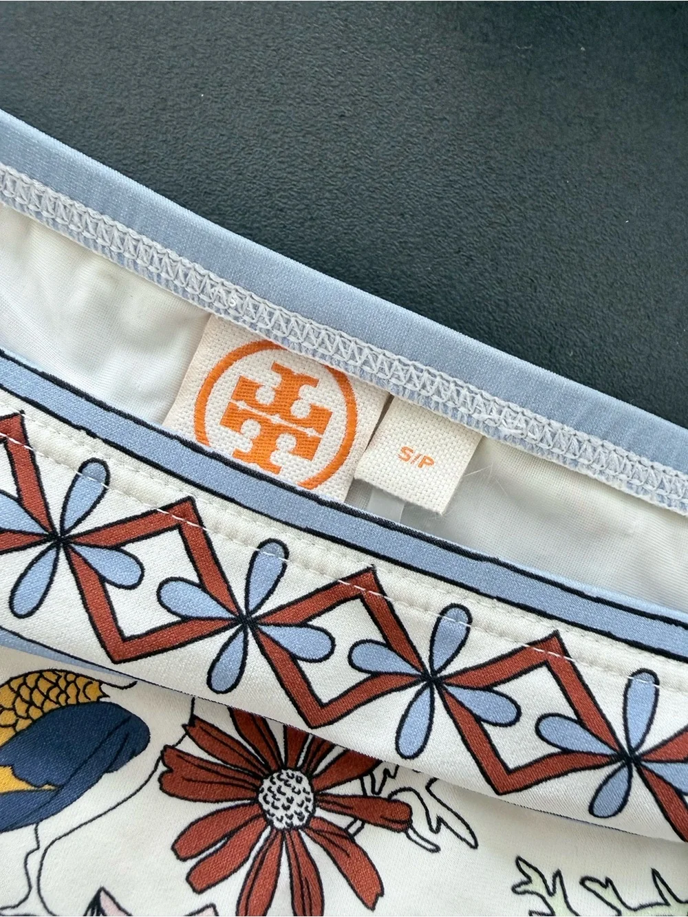 Tory Burch Meadow Folly Floral High-Waisted Bikini Set | Size Small